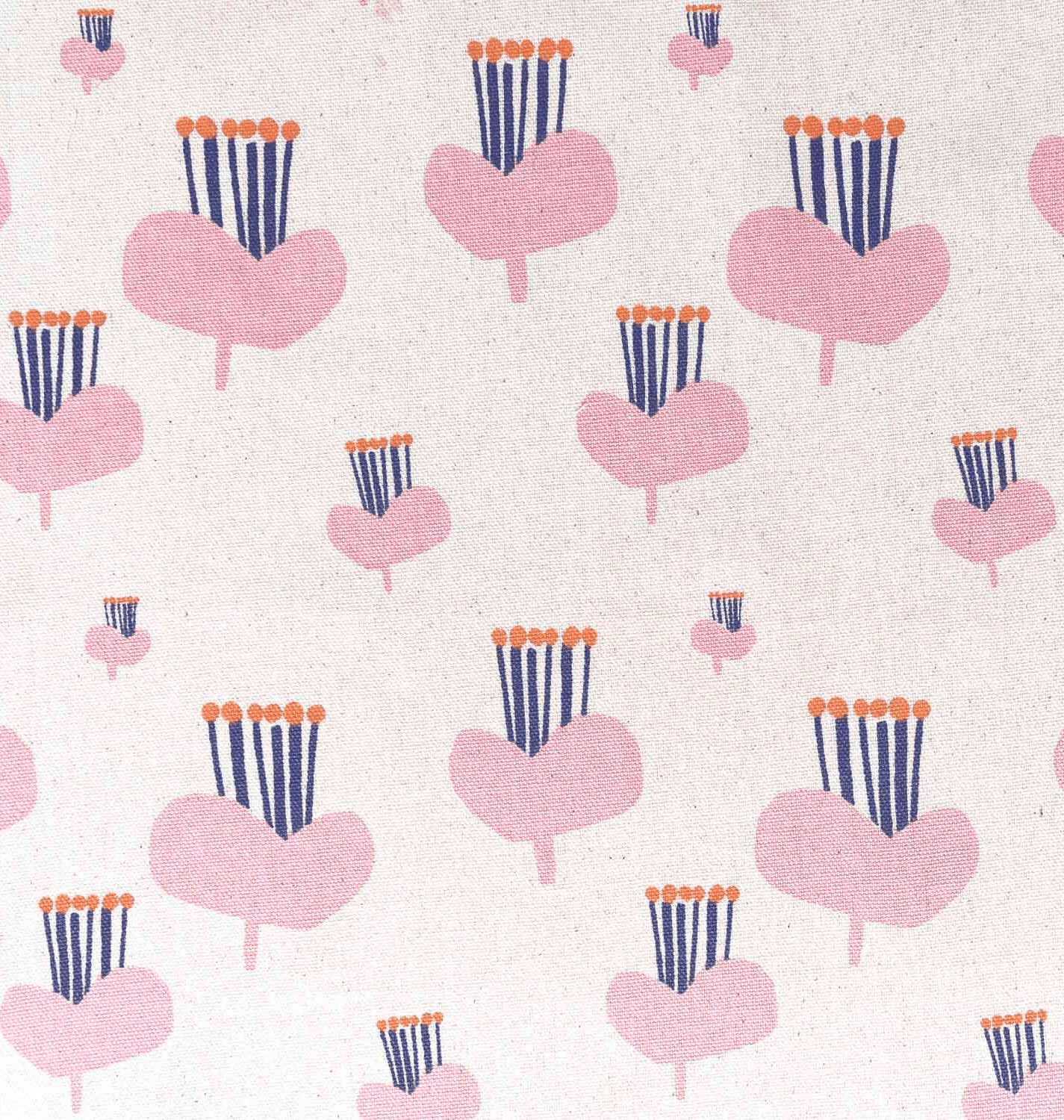 Flamingo Tela Lona Canvas Katia algodón BCI