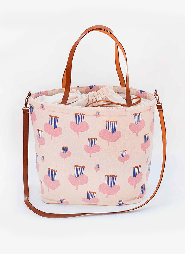 Flamingo Tela Lona Canvas Katia algodón BCI