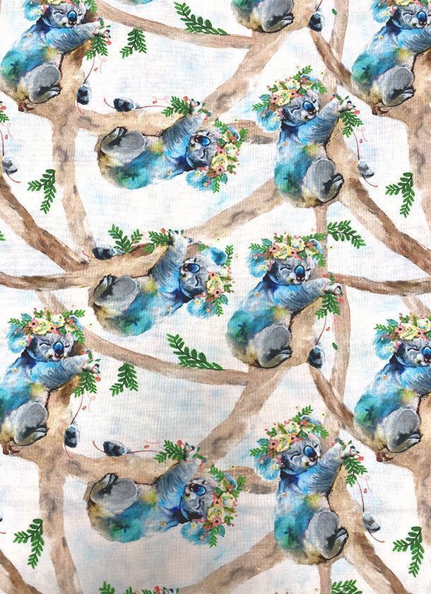 Tela con estampado Koalas tela con estampado Koalas
