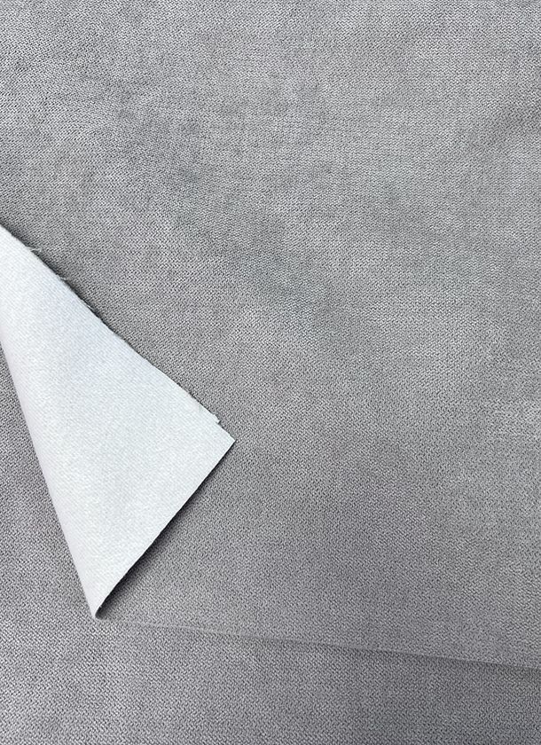 Tela de tapicería gris Tela de tapicería gris aterciopelada