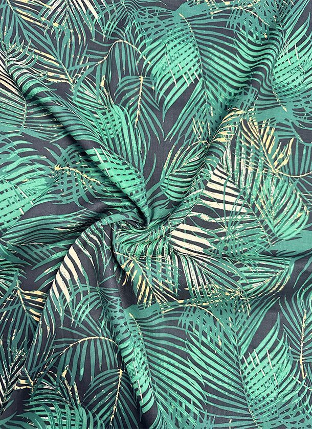Viscosa viscosa tela hojas verdes tropical