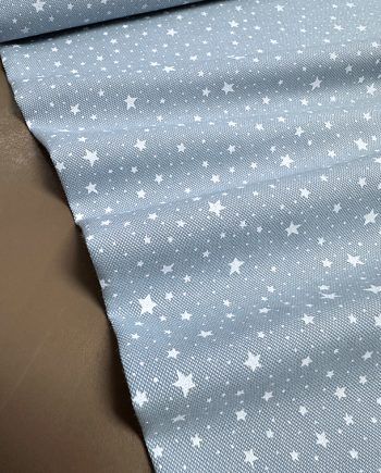 Oxford estampado azul estrellas