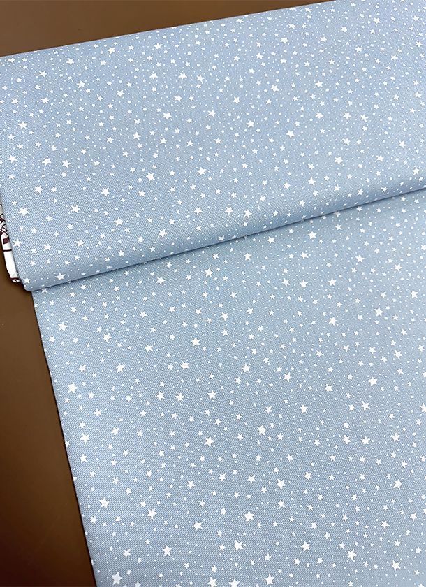Oxford estampado Oxford estampado azul estrellas