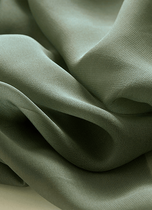 Seda seda verde basil 100%
