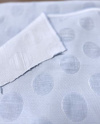 Jacquard azul tela pique