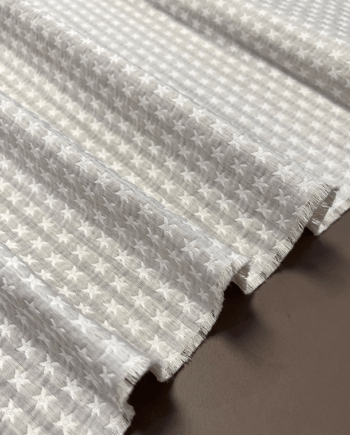 Jacquard estrellas beige