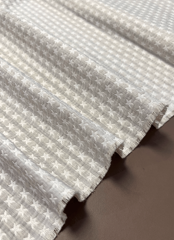 Jacquard estrellas Jacquard estrellas beige