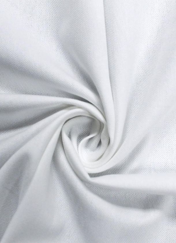 Tela oxford blanco Tela oxford blanco de algodón 100% orgánico GOTS