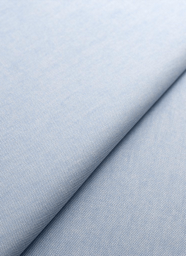 Tela oxford celeste Tela oxford celeste de algodón orgánico