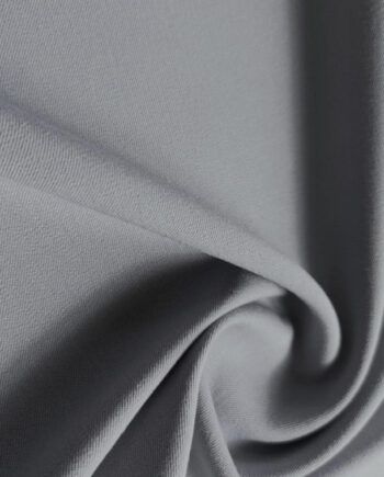 tela gabardina sarga gris de algodón
